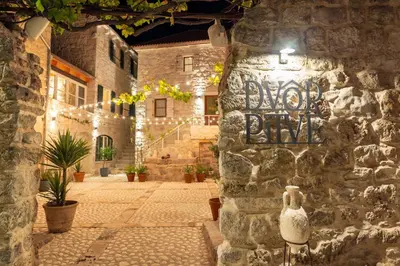 Tlocrt objekta Dvor Pitve Villas