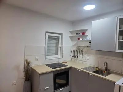 Kuhinja ili čajna kuhinja u objektu Apartments Marin
