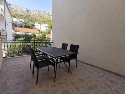 Balkon ili terasa u objektu Apartmani Peco Duće