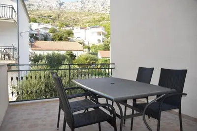 Balkon ili terasa u objektu Apartmani Peco Duće