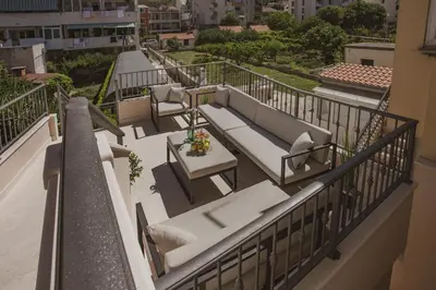 Balkon ili terasa u objektu Luxury house Lucija