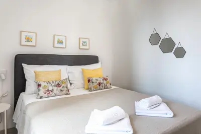 Krevet ili kreveti u jedinici u objektu Vila Božić Hvar