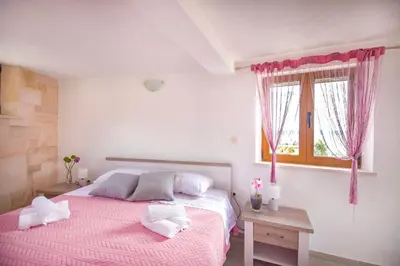 Krevet ili kreveti u jedinici u objektu Robinzonska kuća Kanava