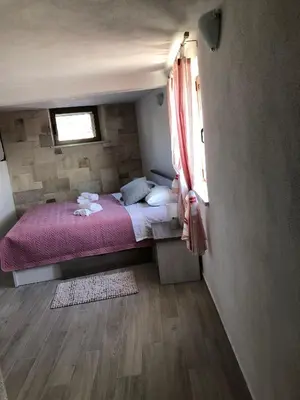 Krevet ili kreveti u jedinici u objektu Robinzonska kuća Kanava