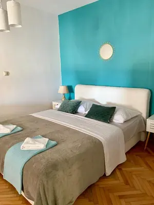 Krevet ili kreveti u jedinici u objektu Deluxe Suites Mandić