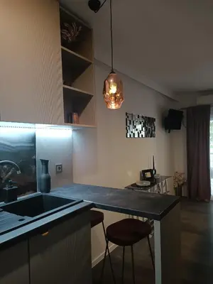 Kuhinja ili čajna kuhinja u objektu Studio apartment Purple sunset - 2+1
