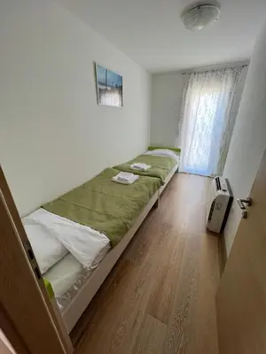 Krevet ili kreveti u jedinici u objektu Apartament Sunny z obłędnym widokiem na morze
