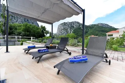 Tlocrt objekta Villa Sophia with private swimming pool near the beach!