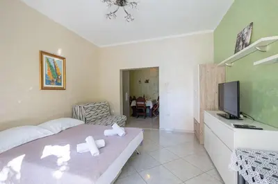 TV i/ili zabavni centar u objektu Apartmani Jakov I