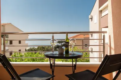 Balkon ili terasa u objektu Apartman Ivy - Free Beach Parking