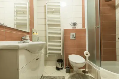 Kupaonica u objektu Apartman Ivy - Free Beach Parking