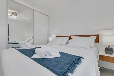 Krevet ili kreveti u jedinici u objektu Apartment Nizza