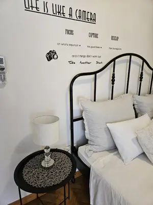 Krevet ili kreveti u jedinici u objektu Gorana studio apartment