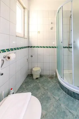 Kupaonica u objektu Family-friendly apartments with swimming pool Brela, Makarska - 19998