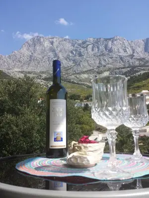 Pogled na planine ili pogled na planine iz apartmana