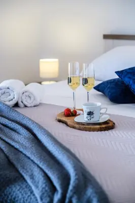 Krevet ili kreveti u jedinici u objektu Rooms Plaža Divuje