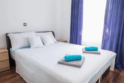 Krevet ili kreveti u jedinici u objektu Villa Marija with private heated pool