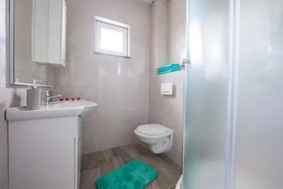 Kupaonica u objektu Villa Marija with private heated pool