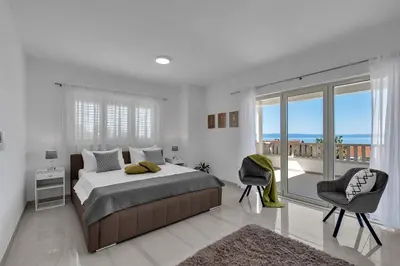 Krevet ili kreveti u jedinici u objektu Camadra Villa