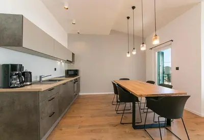 Kuhinja ili čajna kuhinja u objektu Apartments Šimun