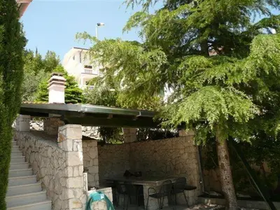 Tlocrt objekta Studio Apartment in Duce with sea view, Balcony, Klimaanlage, WLAN 132-1