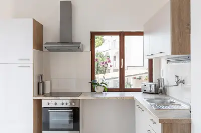 Kuhinja ili čajna kuhinja u objektu Apartment Nadia