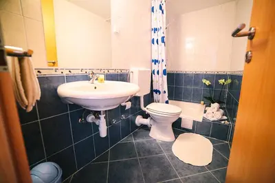 Kupaonica u objektu Apartment in Duce with sea view, balcony, air conditioning, WiFi 4167-5