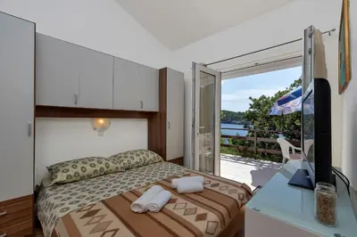 Krevet ili kreveti u jedinici u objektu House Sea rose