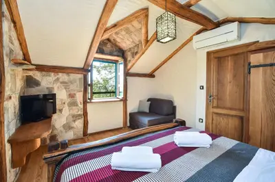 Krevet ili kreveti u jedinici u objektu House Robinzon Sea beauty