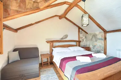 Krevet ili kreveti u jedinici u objektu House Robinzon Sea beauty