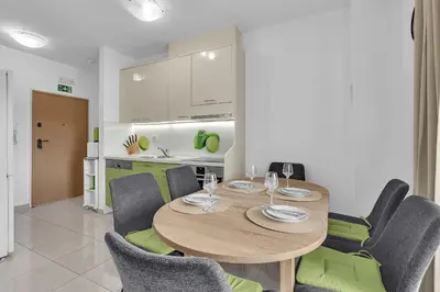 Kuhinja ili čajna kuhinja u objektu Apartmani Podest