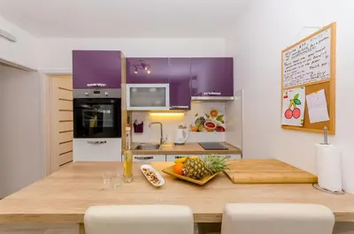 Kuhinja ili čajna kuhinja u objektu Apartments Apollo