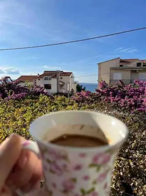 Tlocrt objekta Family apartment near sea