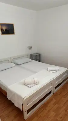 Krevet ili kreveti u jedinici u objektu Povlja Bungalows