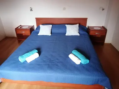 Krevet ili kreveti u jedinici u objektu CHEAP APARTMENT near OMIŠ