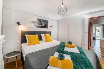 Krevet ili kreveti u jedinici u objektu Amare Apartments