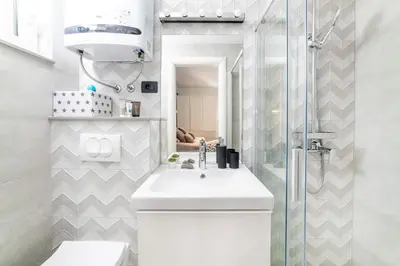 Kupaonica u objektu Amare Apartments