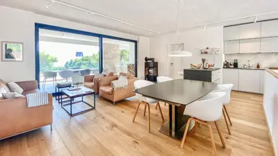 Kuhinja ili čajna kuhinja u objektu Nautilus-Bay Suites - Vierzimmer Penthouse 430