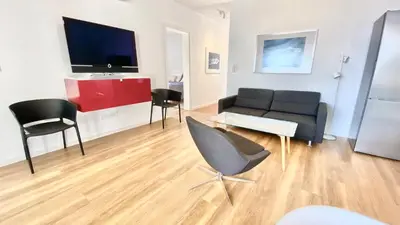 TV i/ili zabavni centar u objektu Nautilus-Bay Suites - Dreizimmer Suite 420