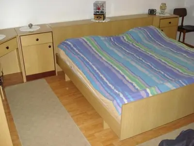 Krevet ili kreveti u jedinici u objektu Apartment in Dugi Rat with private Pool, sea view, terrace, aircondition, WiFi 5112-1