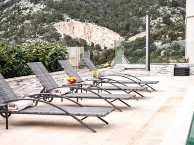 Tlocrt objekta Elegant Hvar town villa with pool