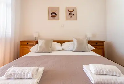 Krevet ili kreveti u jedinici u objektu Summer Omiš apartment
