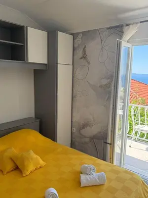 Krevet ili kreveti u jedinici u objektu Villa NIKA & KARLO Makarska