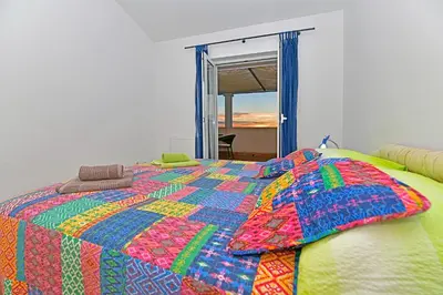 Krevet ili kreveti u jedinici u objektu Apartments Biba Hvar
