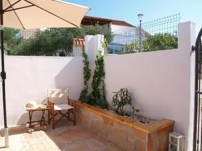 Balkon ili terasa u objektu Holiday home in Milna with terrace, air conditioning, WiFi, washing machine 5123-1