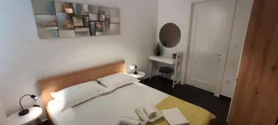 Krevet ili kreveti u jedinici u objektu Apartmani Ivo