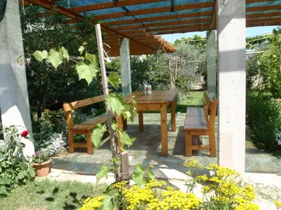 Vrt u objektu Studio apartment in Dugi Rat with sea view, balcony, air conditioning, WiFi 5132-5