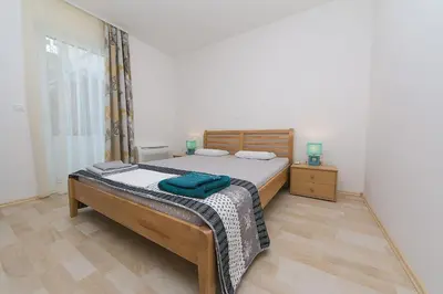 Krevet ili kreveti u jedinici u objektu Apartments with parking space Brela - Makarska - 20739
