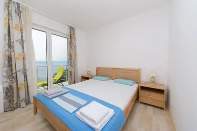 Krevet ili kreveti u jedinici u objektu Apartments with parking space Brela - Makarska - 20739