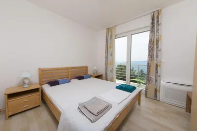 Krevet ili kreveti u jedinici u objektu Apartments with parking space Brela - Makarska - 20739